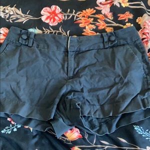 Black blue shorts